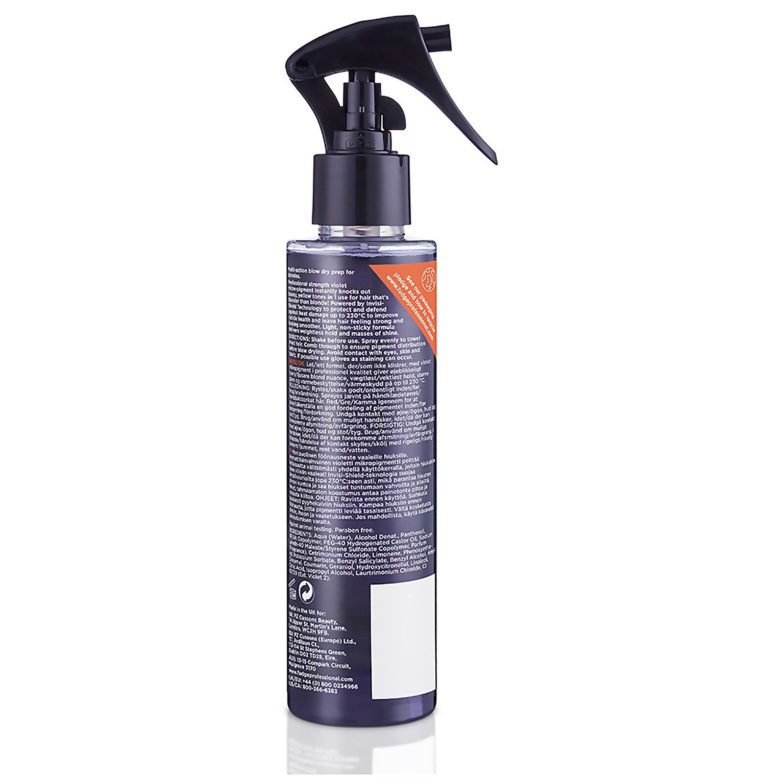 Toning Spray Protecting Professional Heat Purple Dry Blow Violet Tri-Blo Fudge 150ml |
