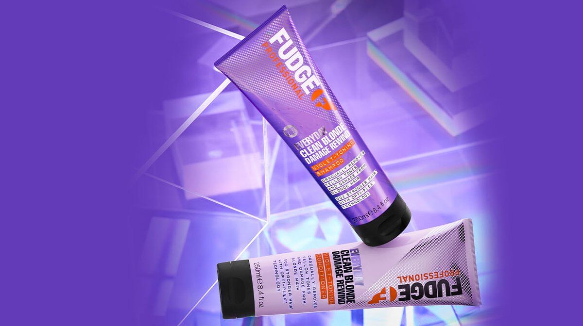 New Everyday Shampoo Professional | Our & Fudge Purple Conditioner